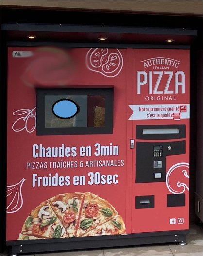 Distributeur pizzas